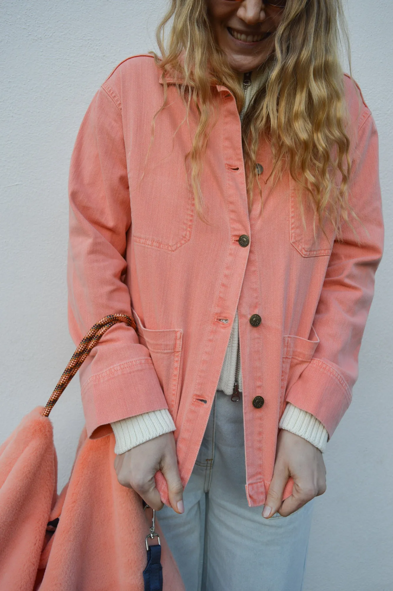 YERSE Denim Salmon Jacket