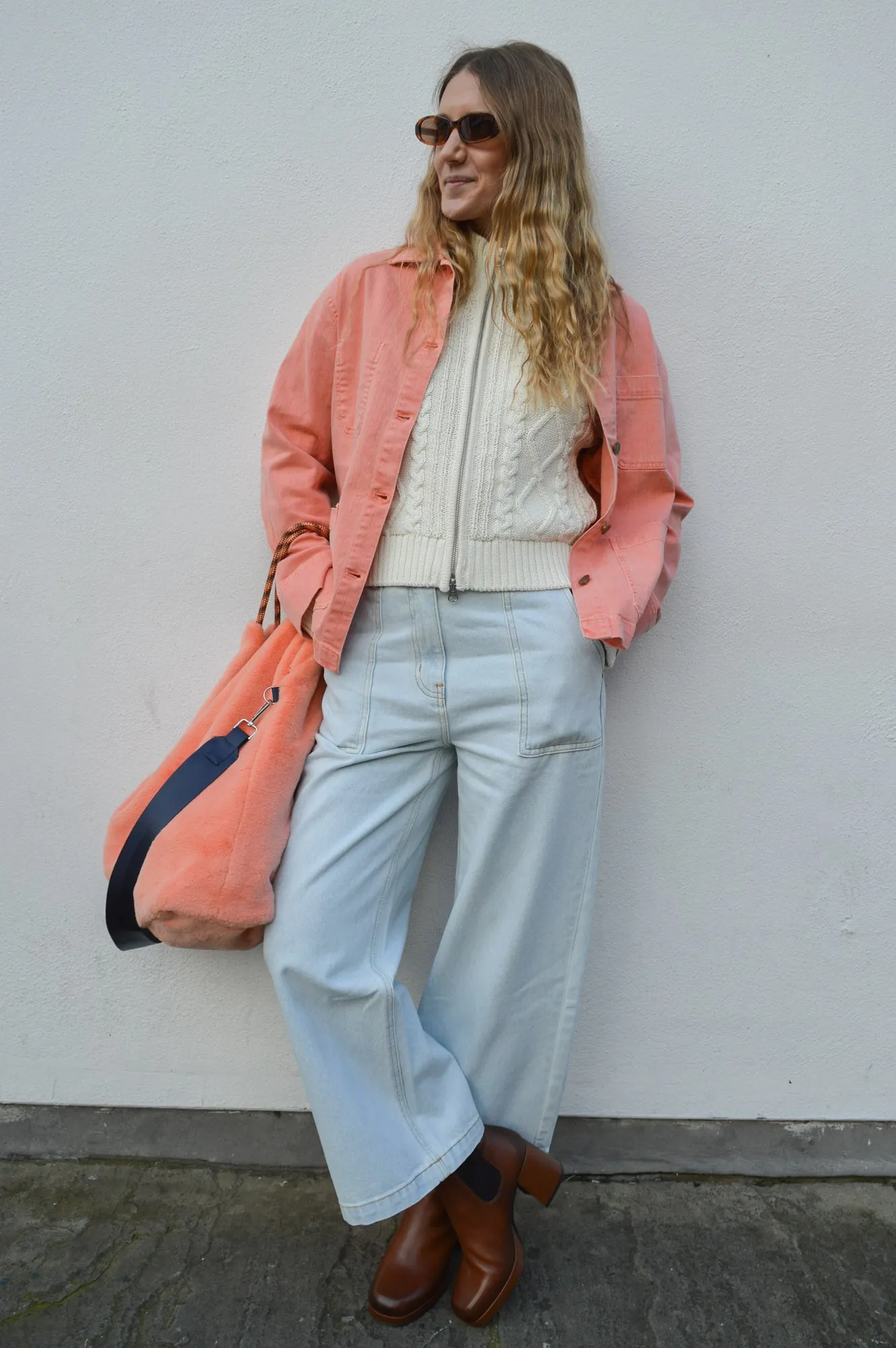 YERSE Denim Salmon Jacket